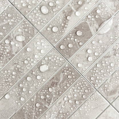 Kit Kat Stick on Composite Tile - Natural Marble