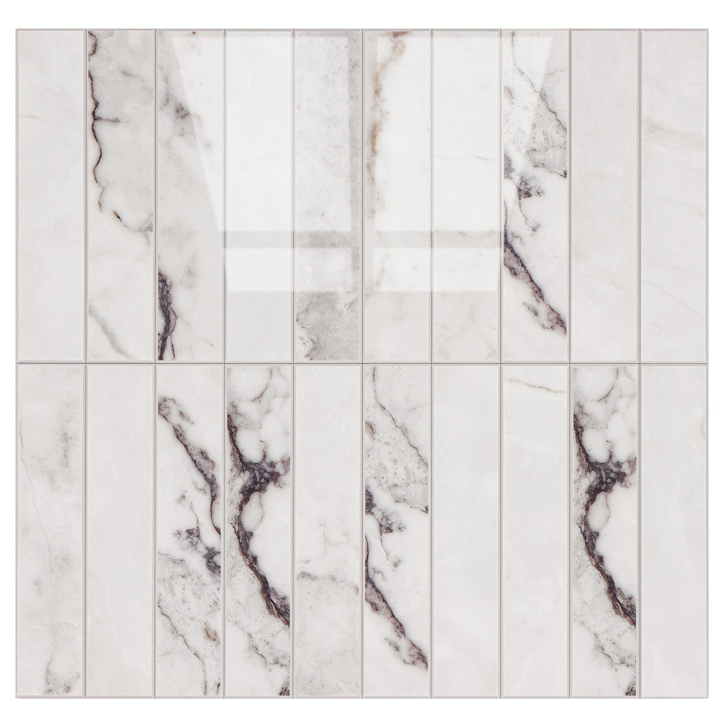Kit Kat Stick on Composite Tile - New York Honed