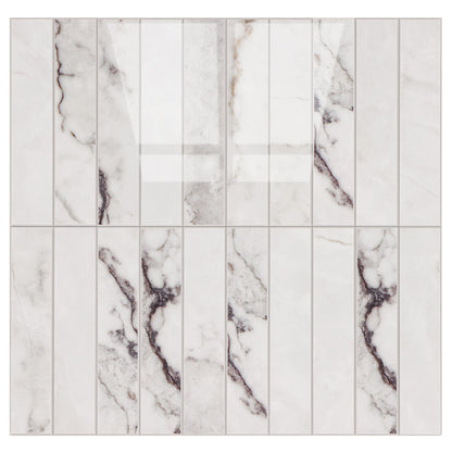 Kit Kat Stick on Composite Tile - New York Honed