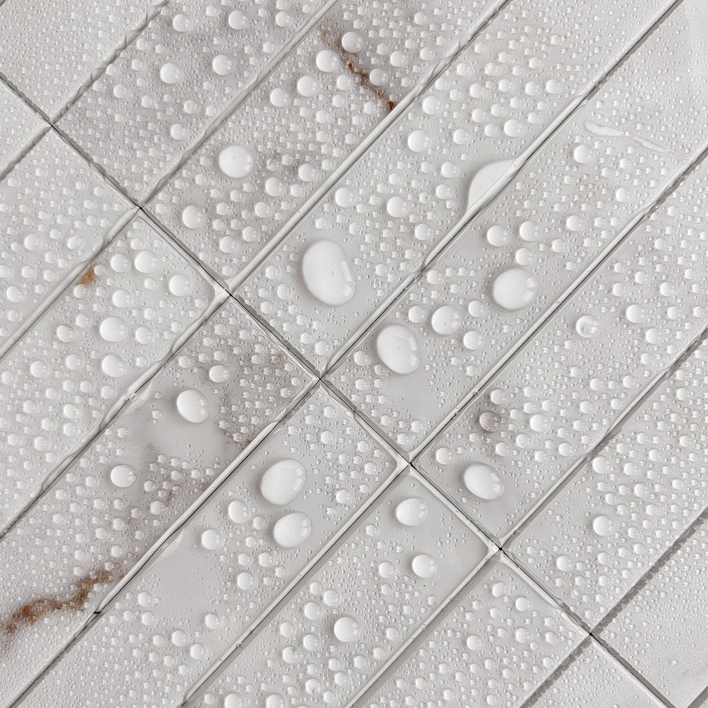 Kit Kat Stick on Composite Tile - New York Honed