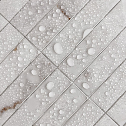 Kit Kat Stick on Composite Tile - New York Honed
