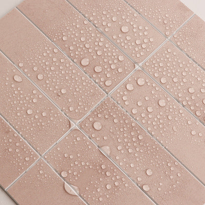 Large Kit Kat Stick on Composite Tile - Matte Clay Beige