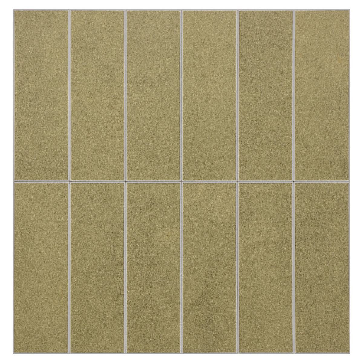 Large Kit Kat Stick on Composite Tile - Matte Olive Green