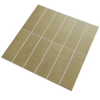 Large Kit Kat Stick on Composite Tile - Matte Olive Green