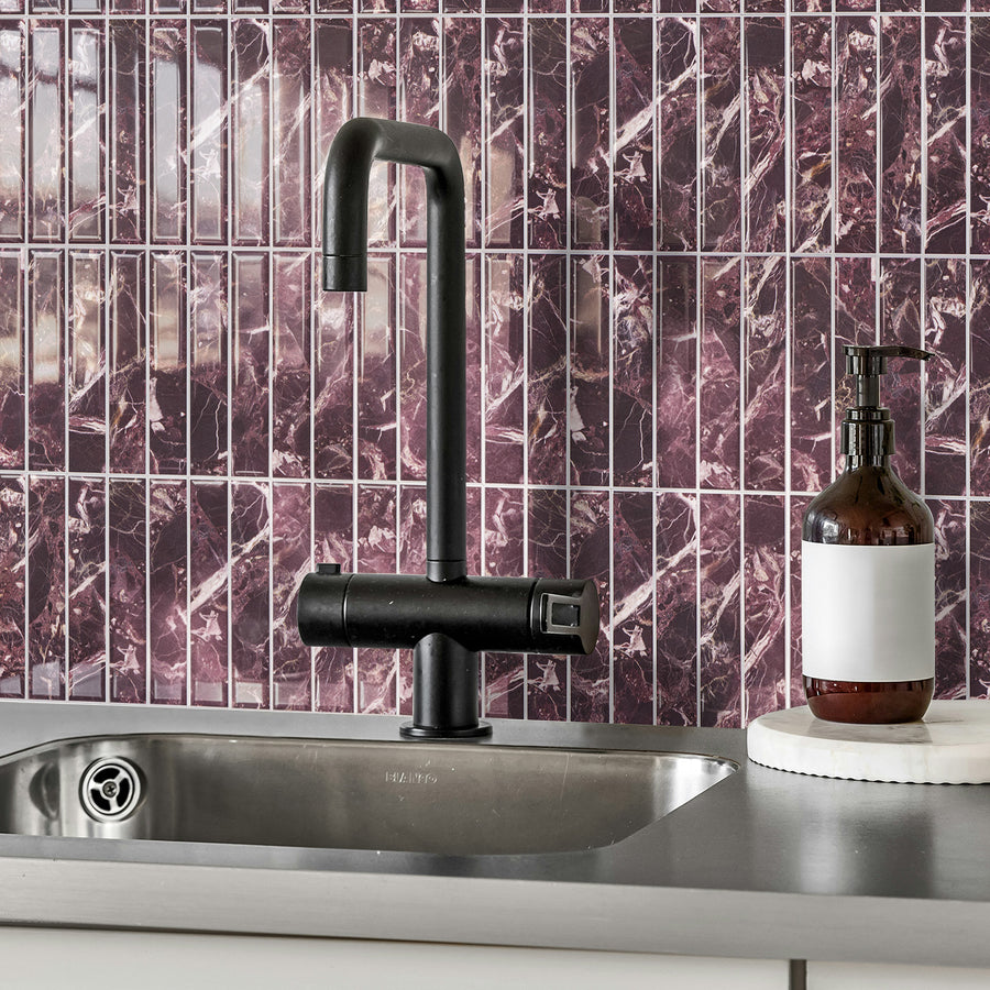 Kit Kat Stick on Composite Tile - Red Levanto