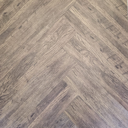 Vinyl Floor Planks Stick on Tile - Dark Walnut