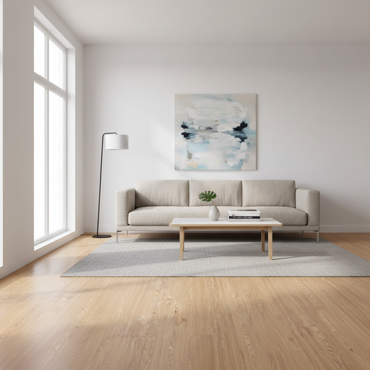 Vinyl Floor Planks Stick on Tile - Warm Oak