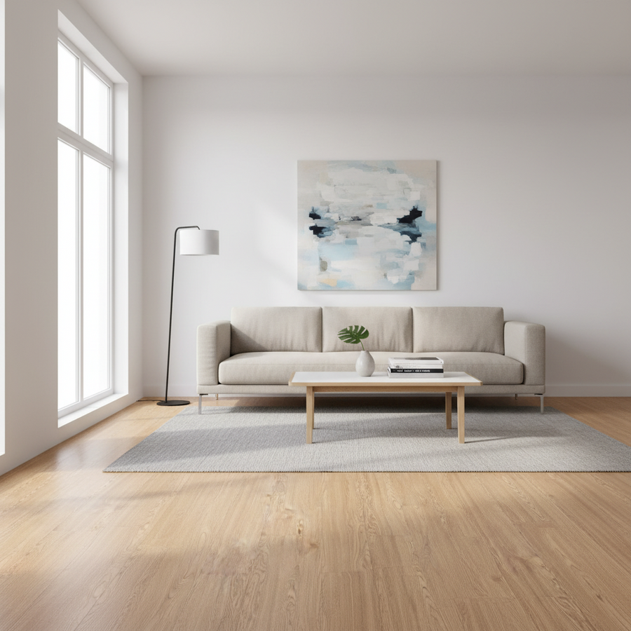 Vinyl Floor Planks Stick on Tile - Warm Oak
