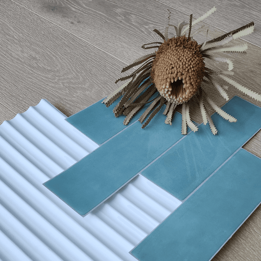 Long Subway Stick on Tile - Eucalyptus Green