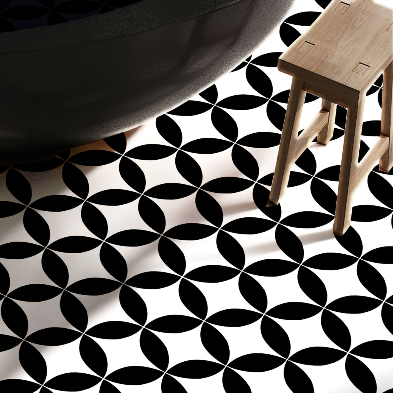 Vinyl Floor Stick on Tile Mediterranean Stick on Tiles Australia