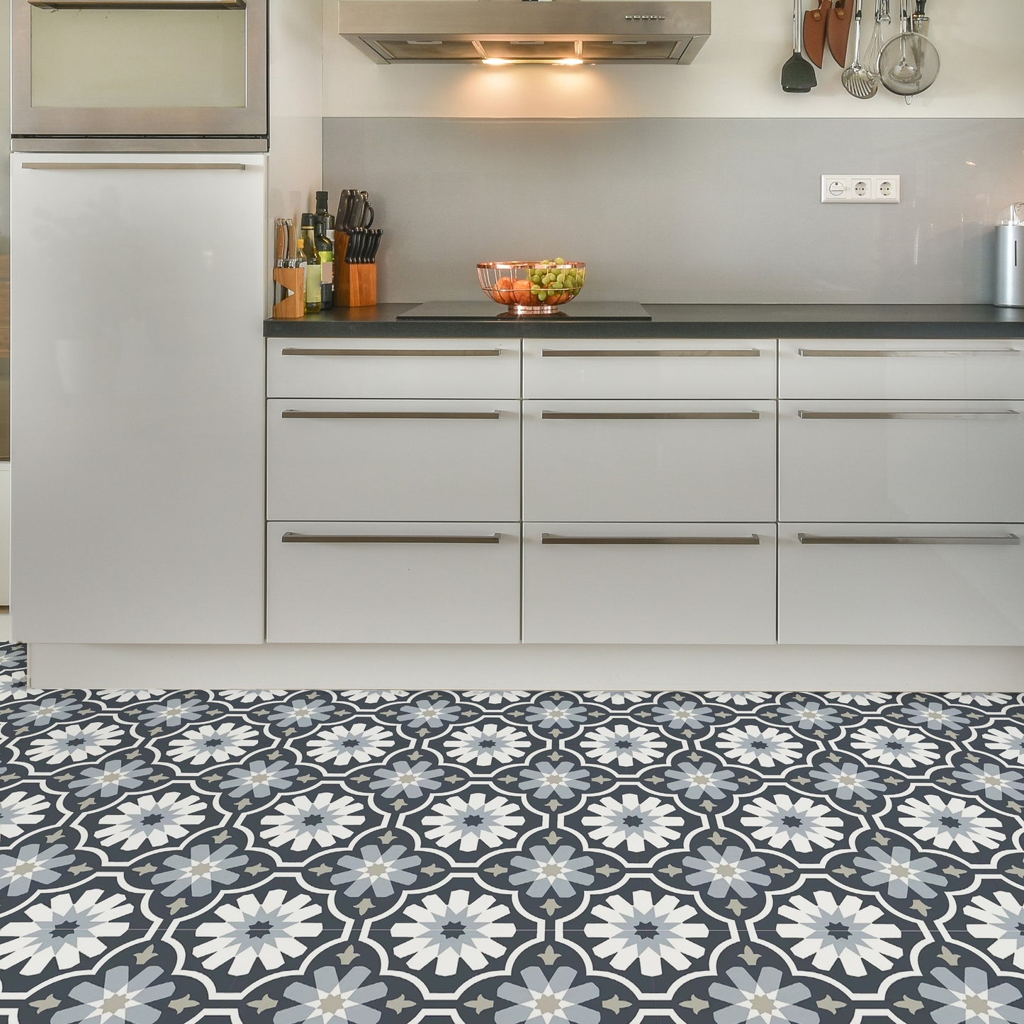 Vinyl Floor Stick on Tile - Moroccan