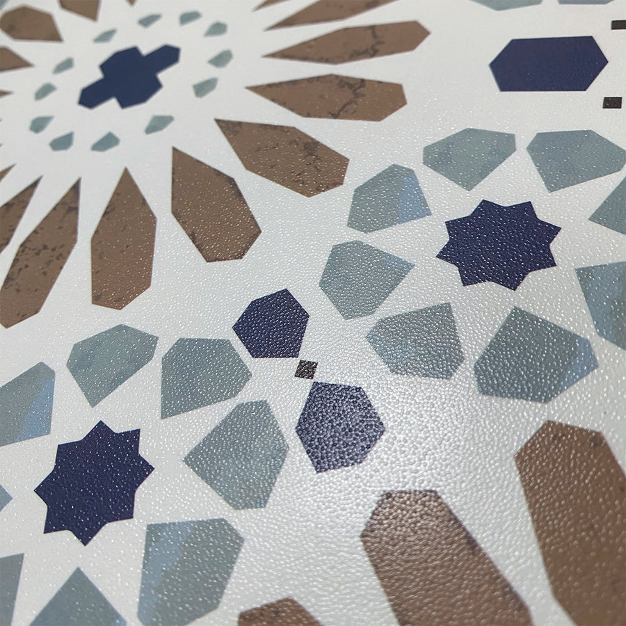 Vinyl Floor Stick on Tile - Mediterranean