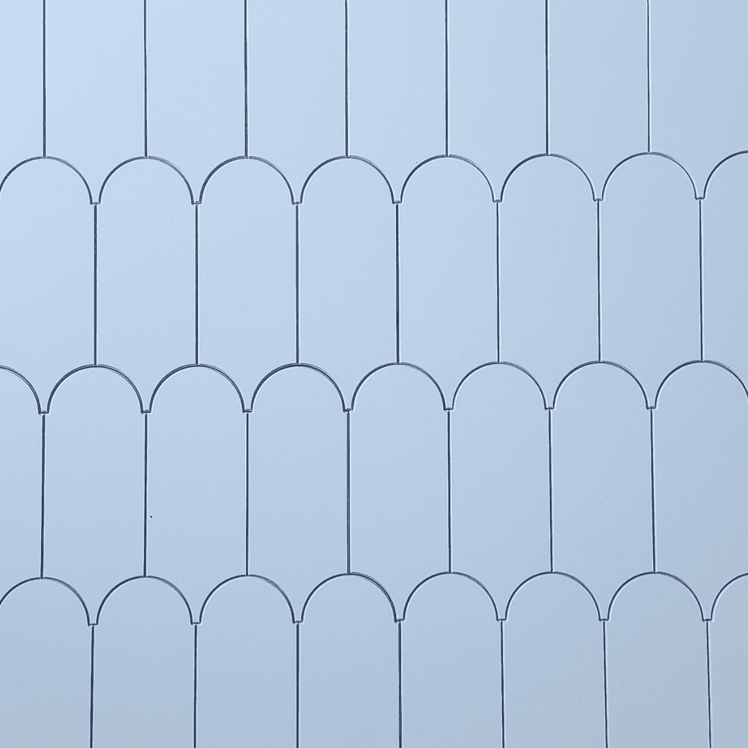 Feather Stick on Composite Tile - White - Stick on Tiles AustraliaStick on TileStick on Tiles Australia
