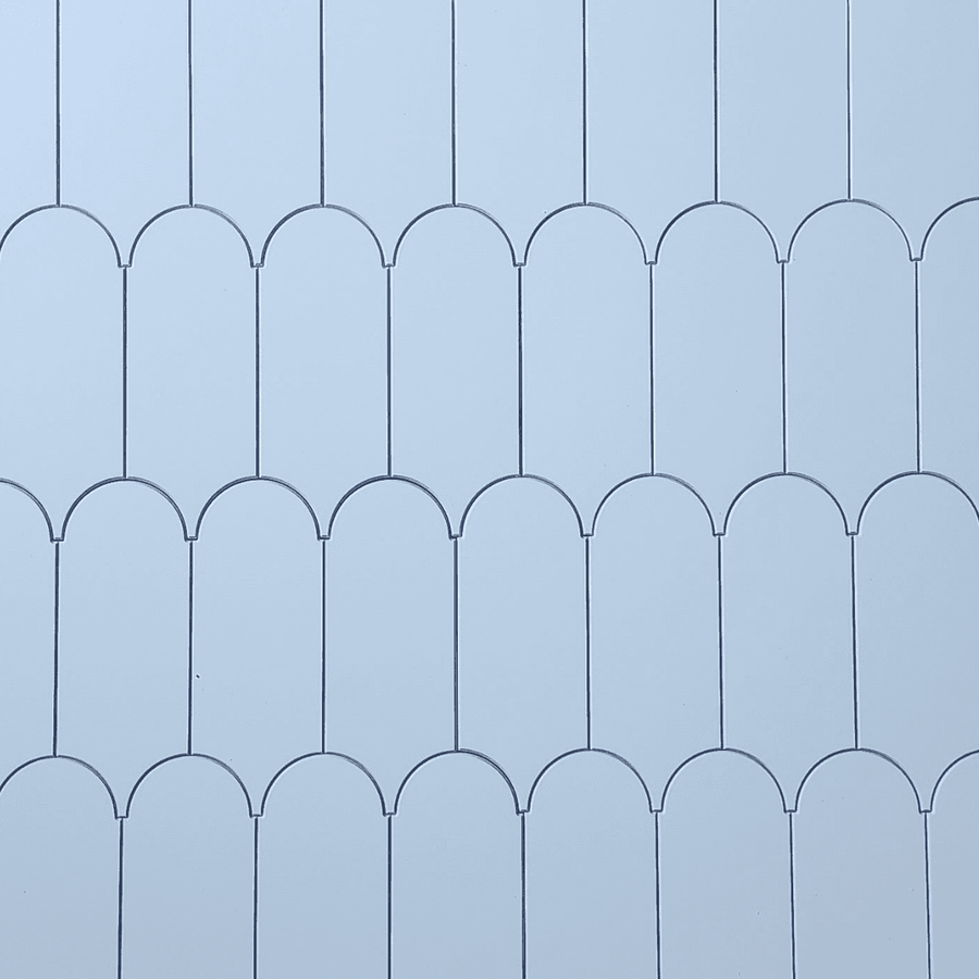 Feather Stick on Composite Tile - White - Stick on Tiles AustraliaStick on TileStick on Tiles Australia