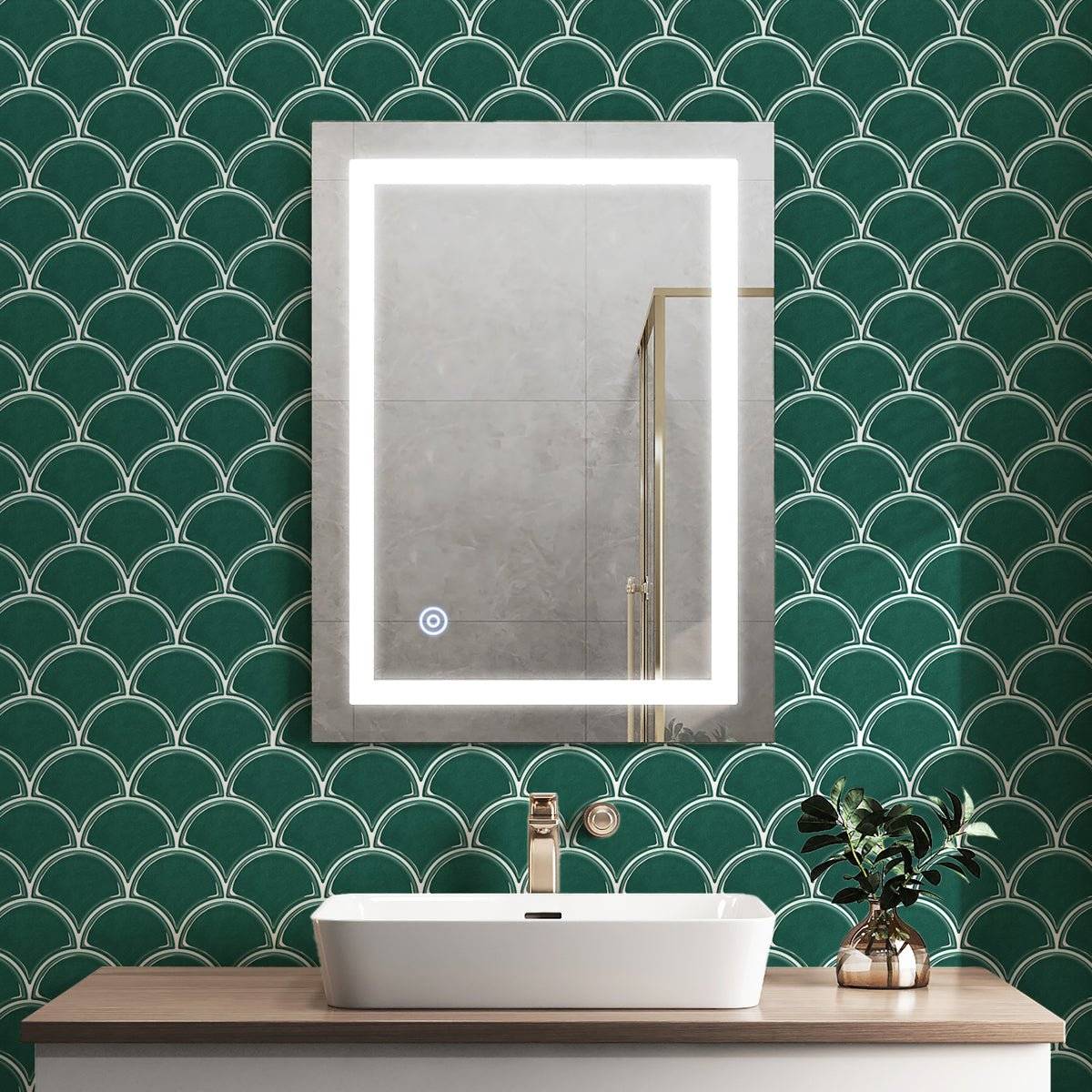 Fish Scale Stick on Tile - Forest Green - Stick on Tiles AustraliaStick on Tiles Australia