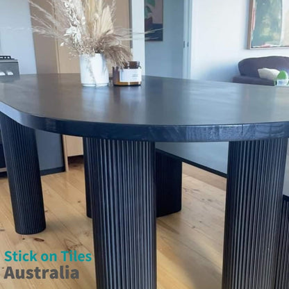 Flexible Wood Roll Panels - Demi Round - Stick on Tiles AustraliaStick on Tiles Australia