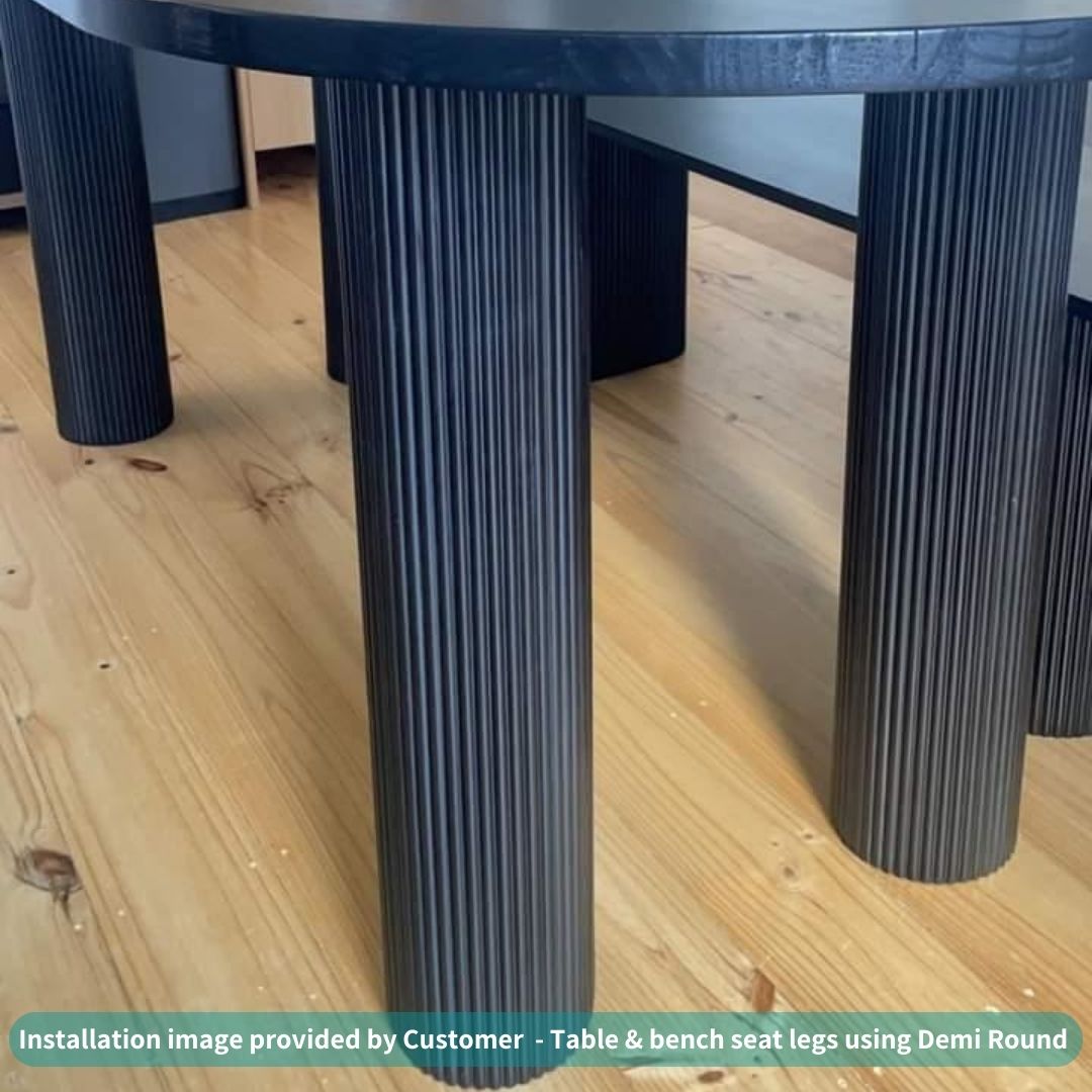 Flexible Wood Roll Panels - Demi Round - Stick on Tiles AustraliaStick on Tiles Australia