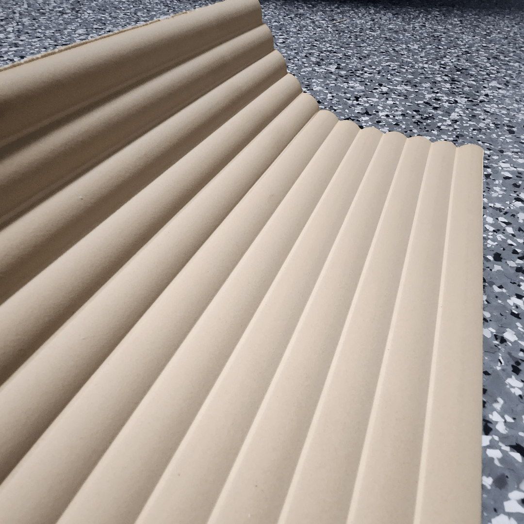 Flexible Wood Roll Panels - Large Demi Round – Stick on Tiles Australia