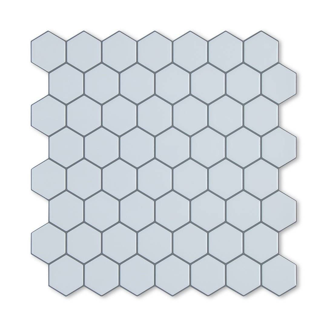 Hexagon Stick on Tile - White - Stick on Tiles AustraliaStick on Tiles Australia