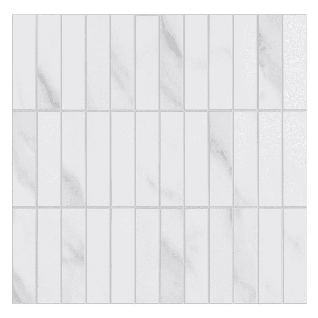Kit Kat Stick on Composite Tile - Carrara Marble - Stick on Tiles AustraliaStick on Tiles Australia