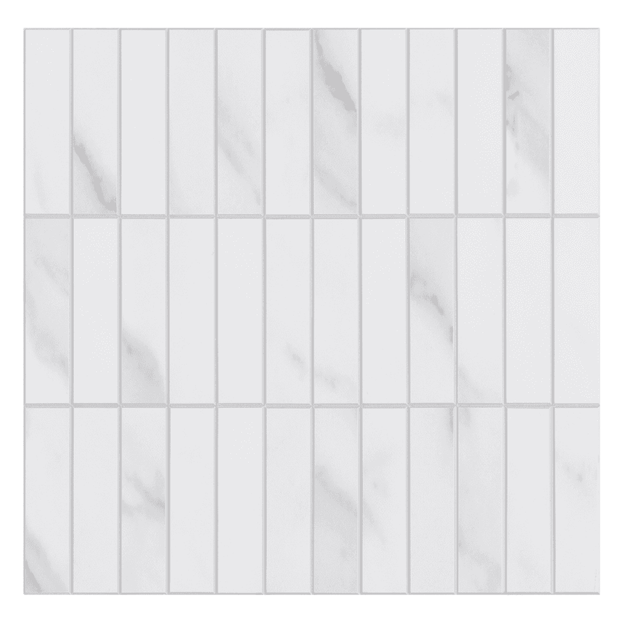 Kit Kat Stick on Composite Tile - Carrara Marble - Stick on Tiles AustraliaStick on Tiles Australia