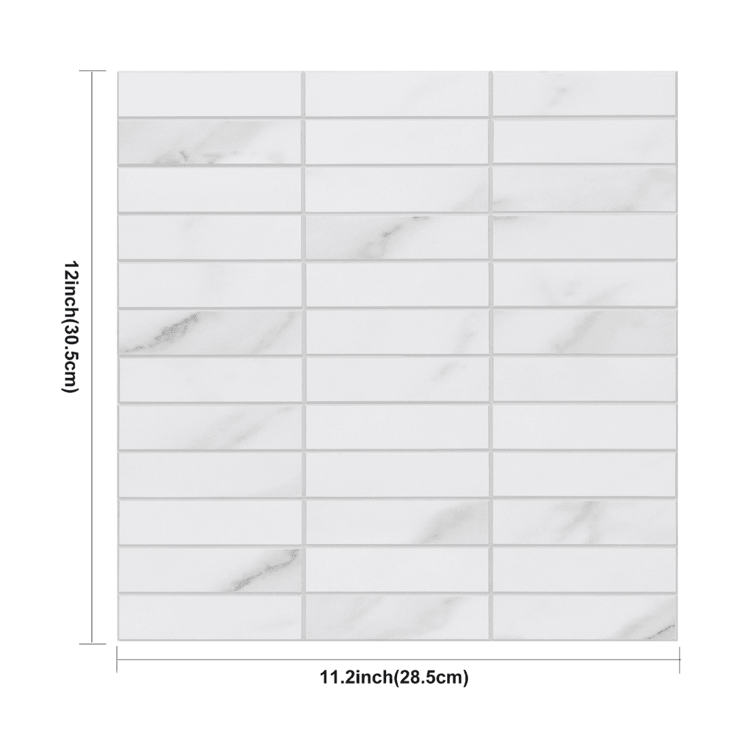 Kit Kat Stick on Composite Tile - Carrara Marble - Stick on Tiles AustraliaStick on Tiles Australia