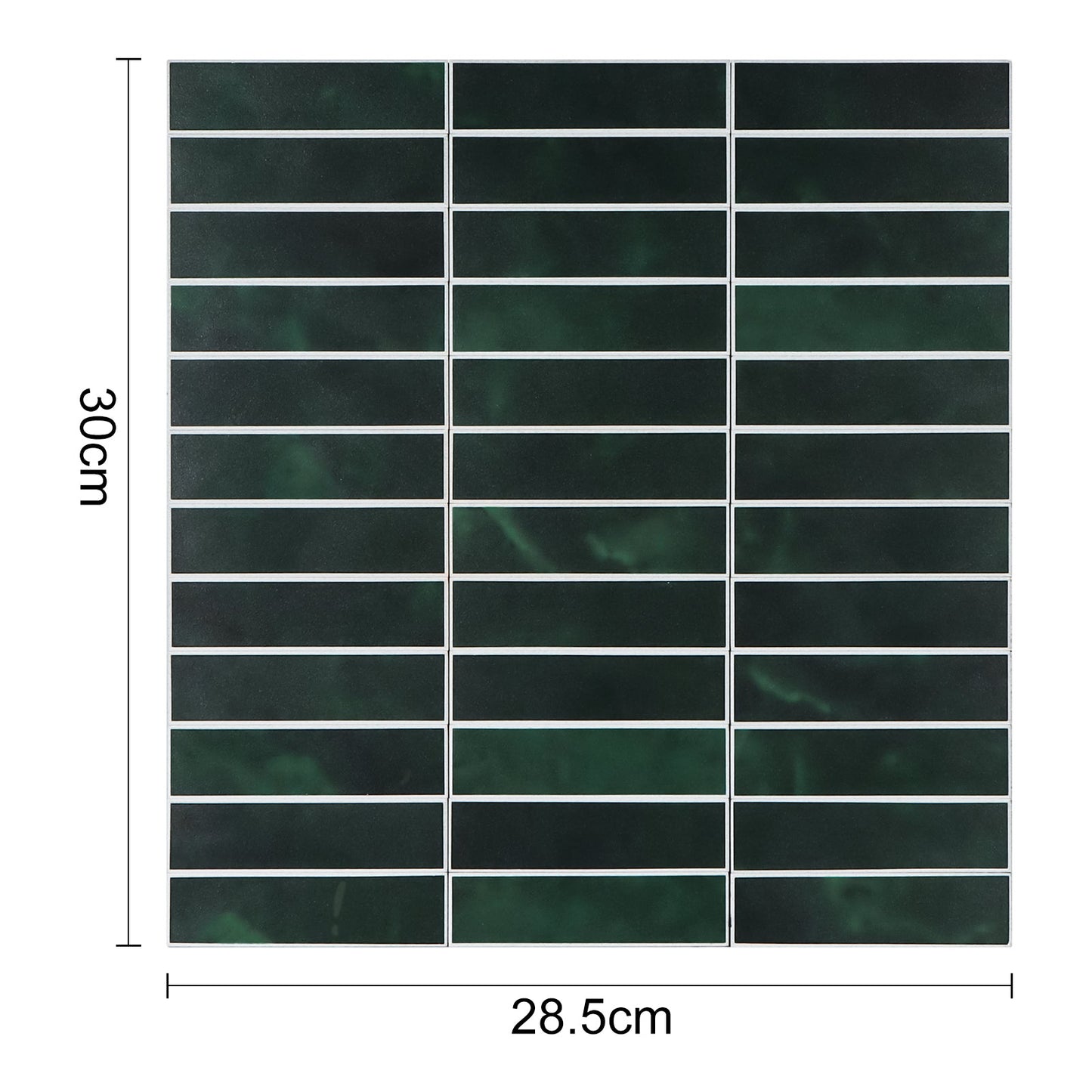 Kit Kat Stick on Composite Tile - Green Marble - Stick on Tiles AustraliaStick on Tiles Australia