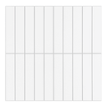 Kit Kat Stick on Composite Tile - Matte White