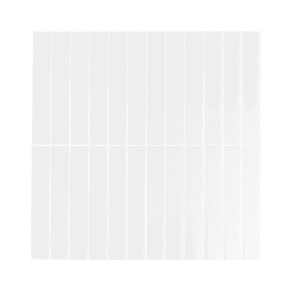 Kit Kat Stick on Tile - All White - Stick on Tiles AustraliaStick on Tiles Australia