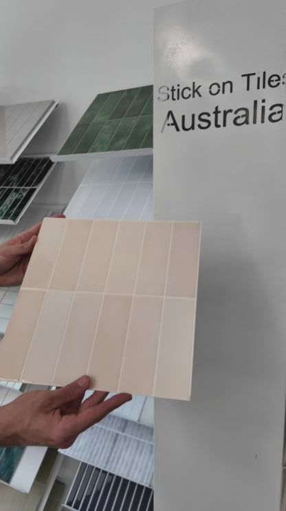 Large Kit Kat Stick on Tile - Beige
