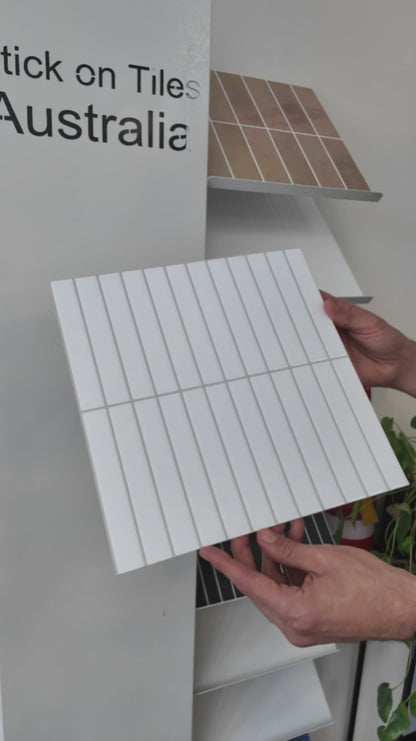 Kit Kat Stick on Tile - White