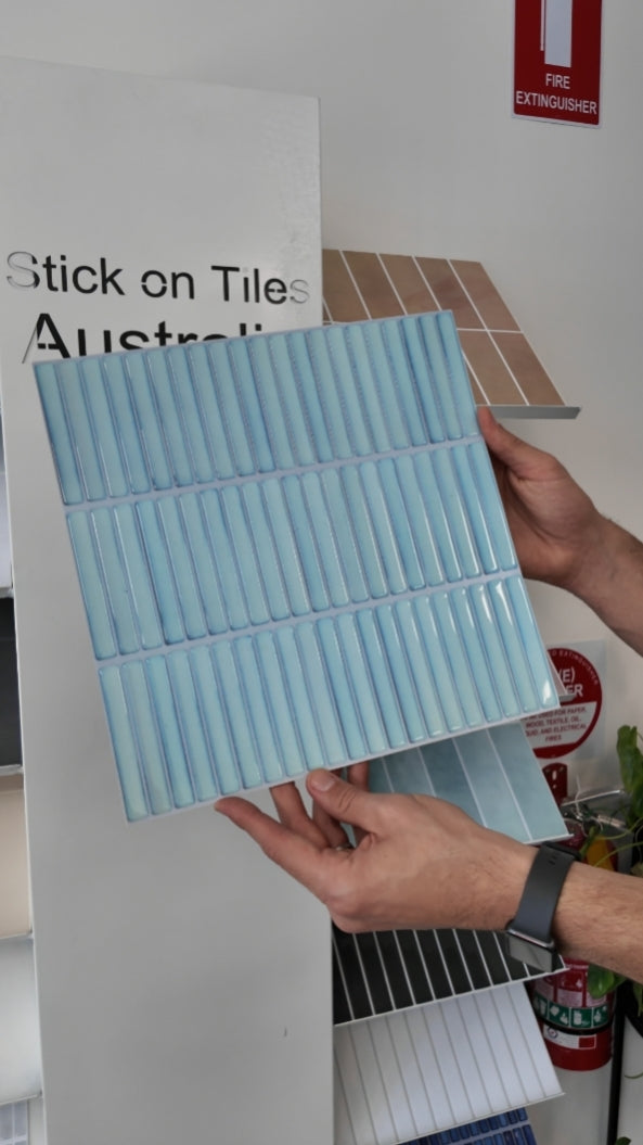 Kit Kat Stick on Tile - Jade Green