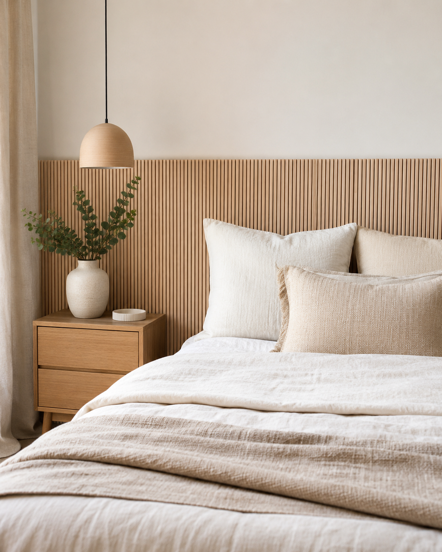 Batten Timber Panels – Natural Birch Finish