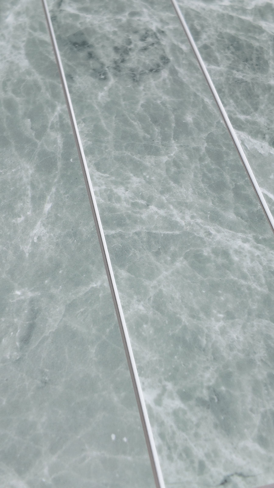 Large Kit Kat Stick on Composite Tile - Sage Marble