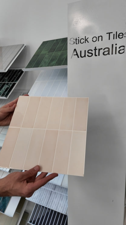 Large Kit Kat Stick on Tile - Beige