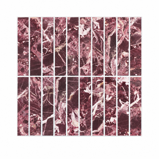 Kit Kat Stick on Composite Tile - Red Levanto