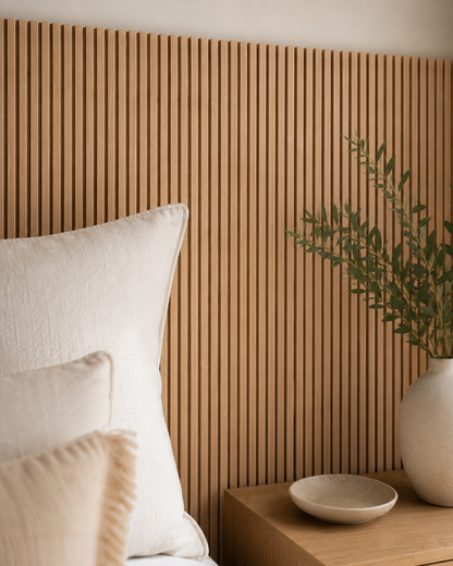 Batten Timber Panels – Natural Birch Finish