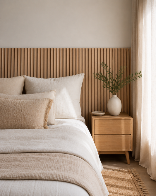 Batten Timber Panels – Natural Birch Finish