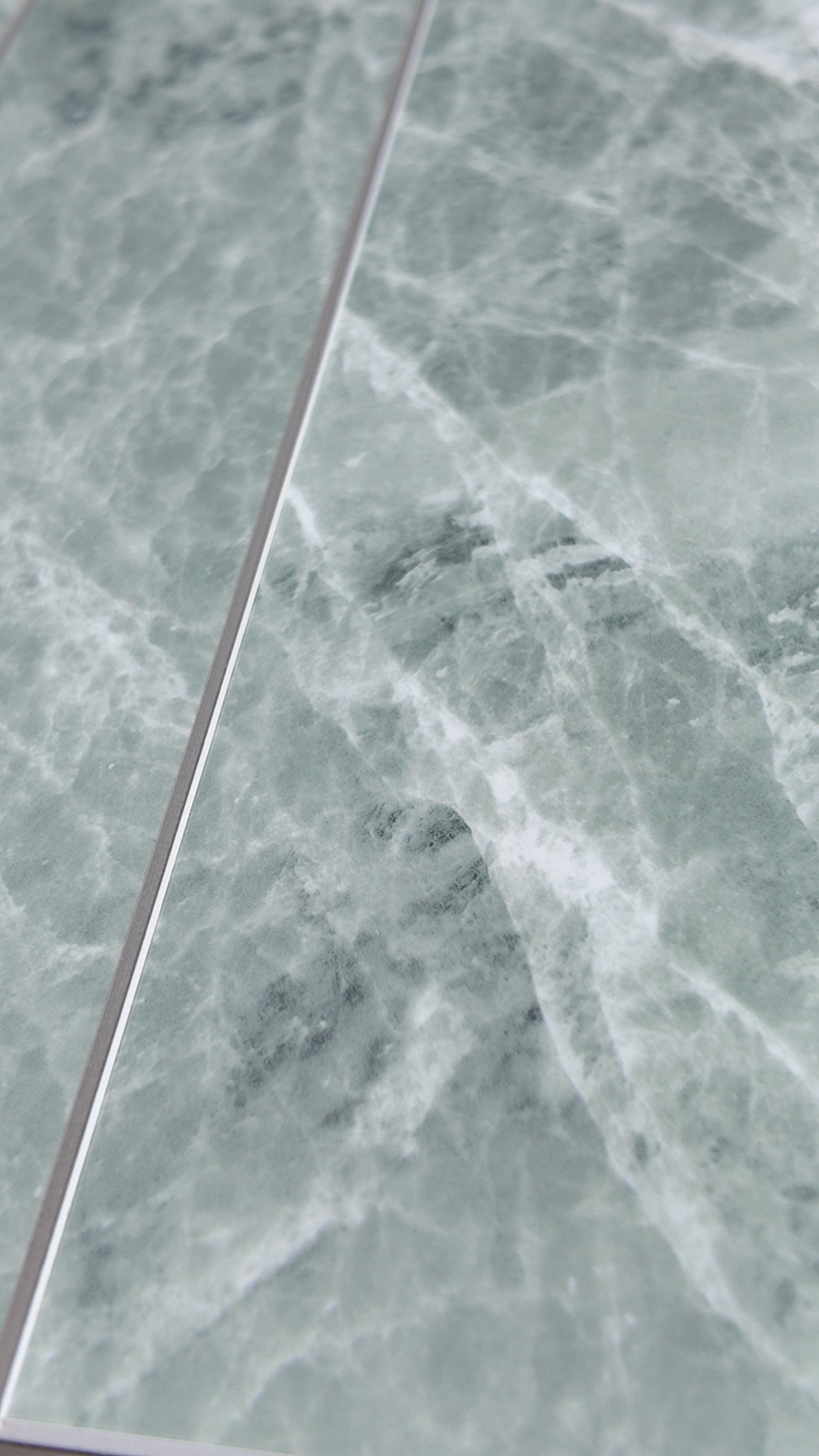 Large Kit Kat Stick on Composite Tile - Sage Marble