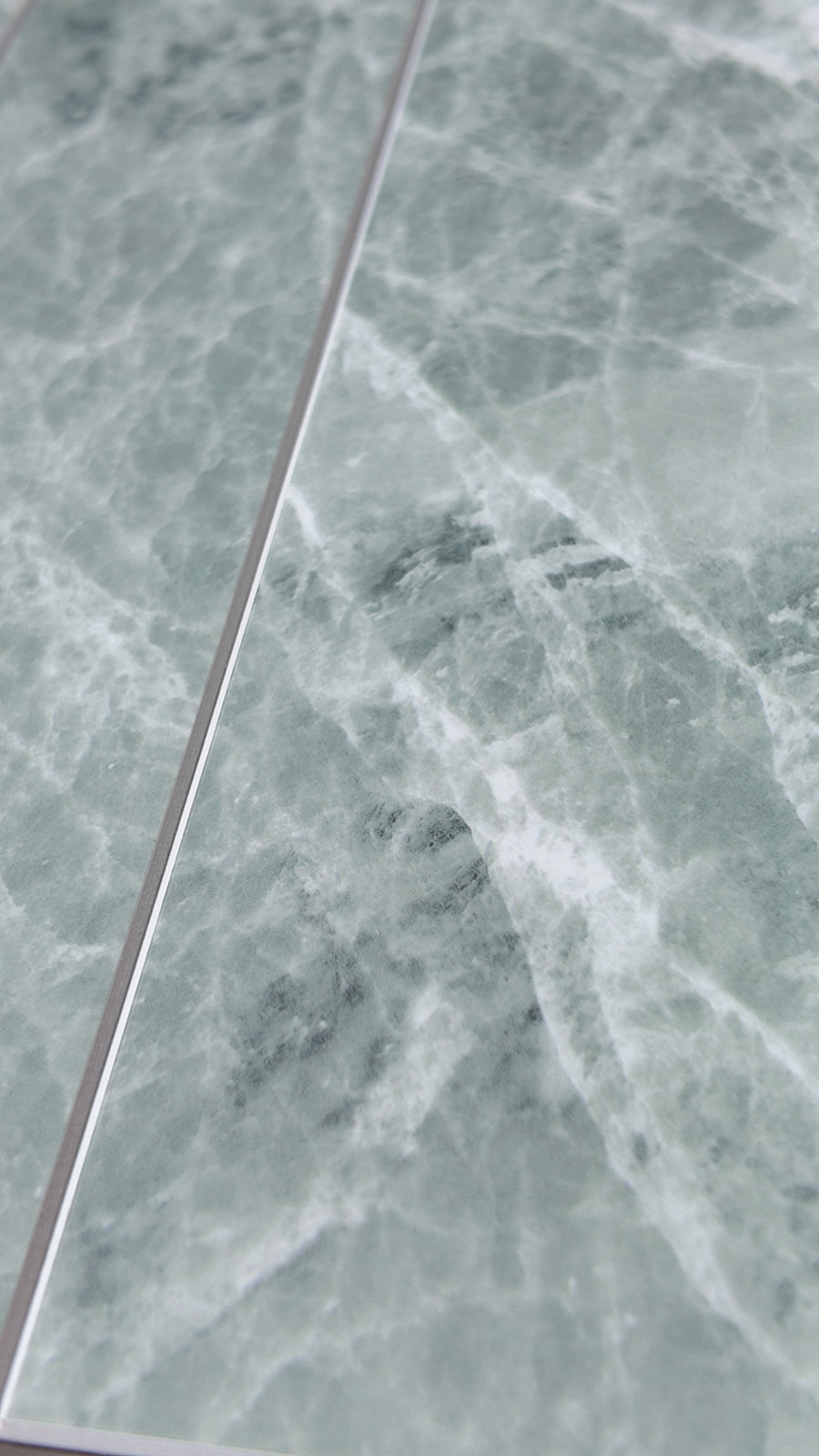 Large Kit Kat Stick on Composite Tile - Sage Marble