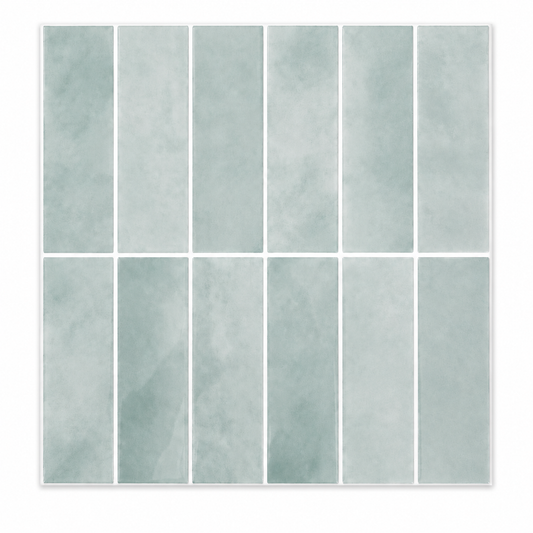 Large Kit Kat Stick on Tile - Dusty Blue