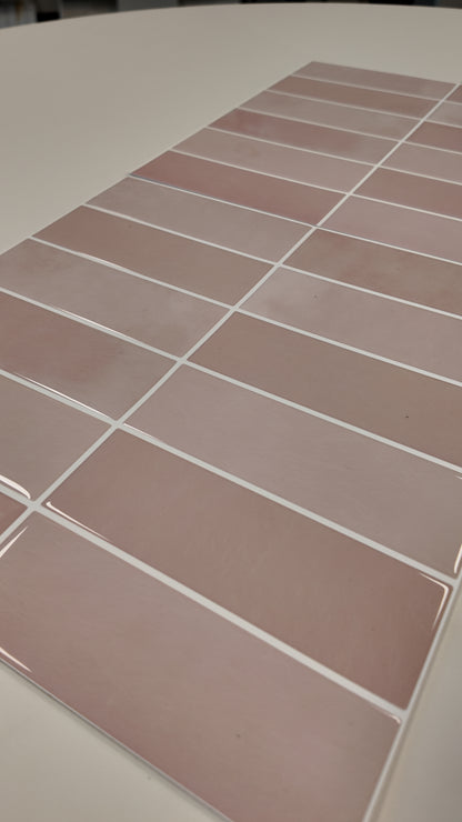 Large Kit Kat Stick on Tile - Dusty Pink