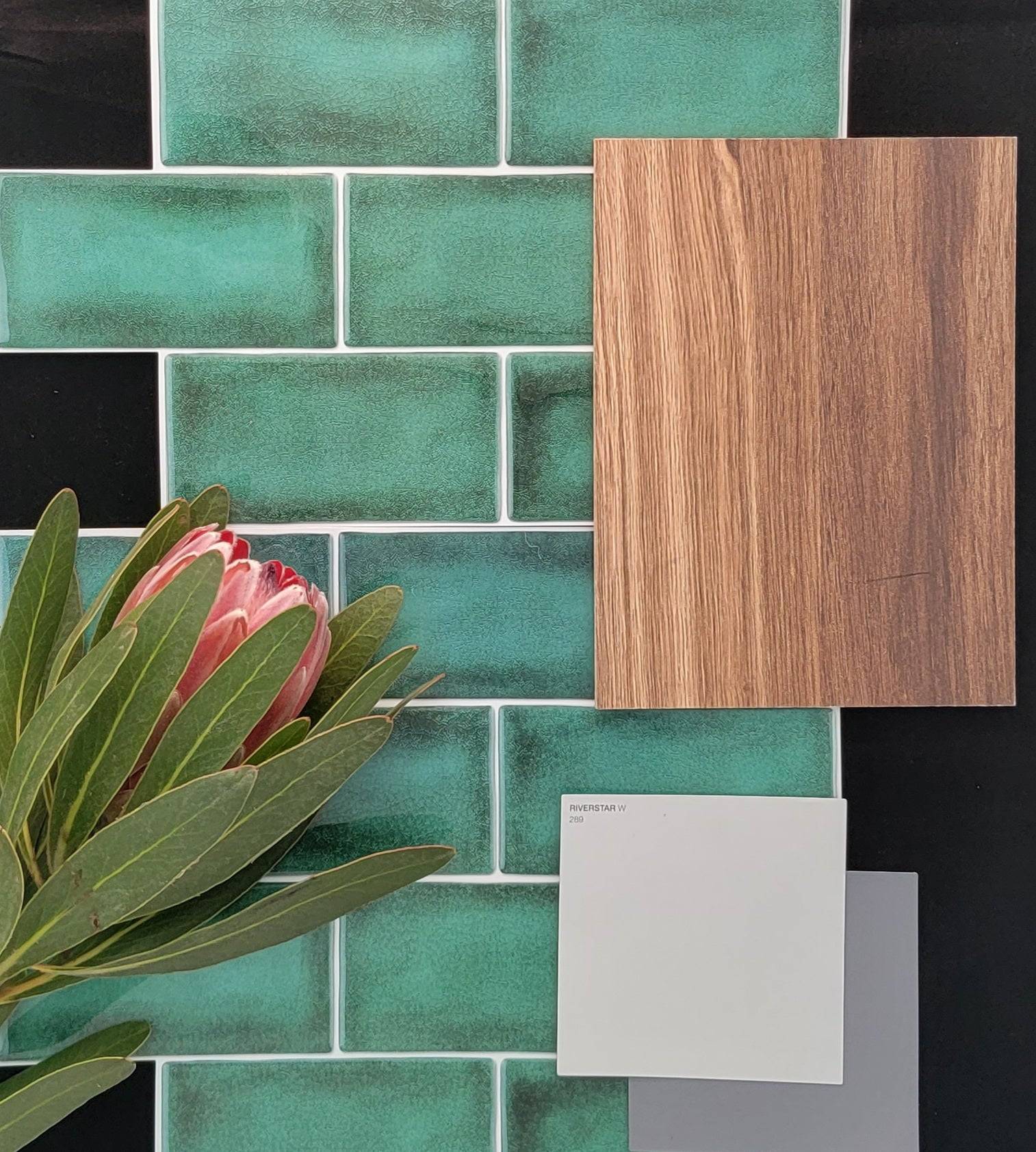 Subway Stick on Tile - Turquoise Green - Stick on Tiles Australia