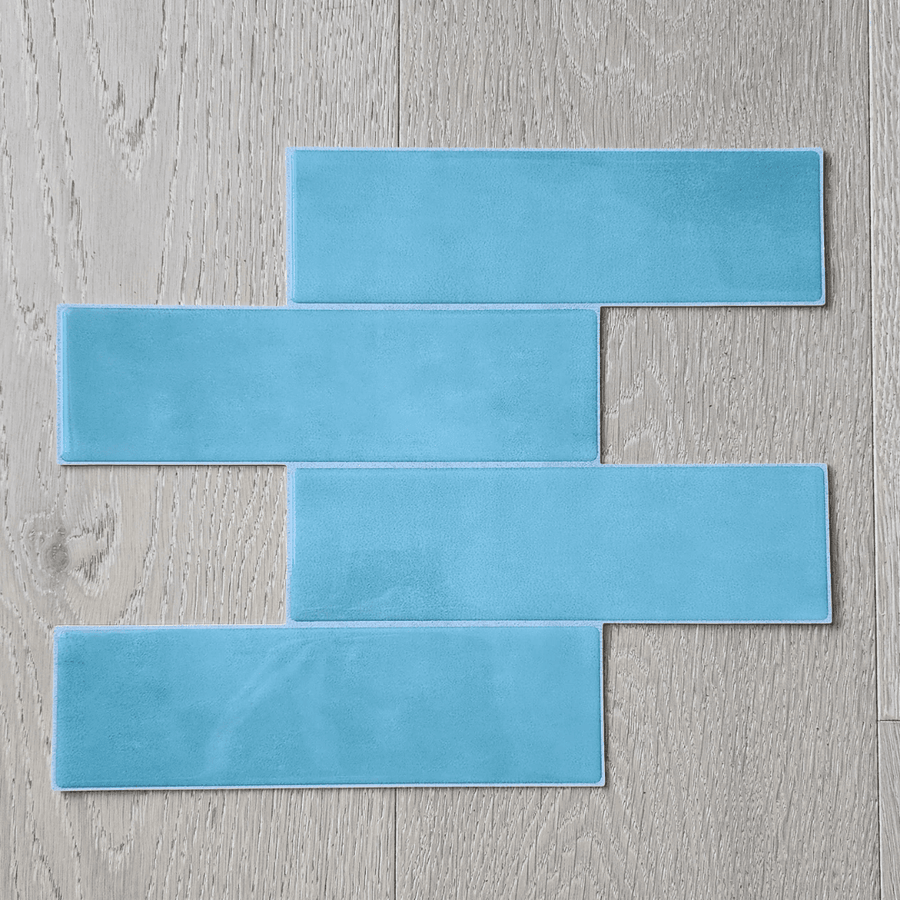 Long Subway Stick on Tile - Eucalyptus Green