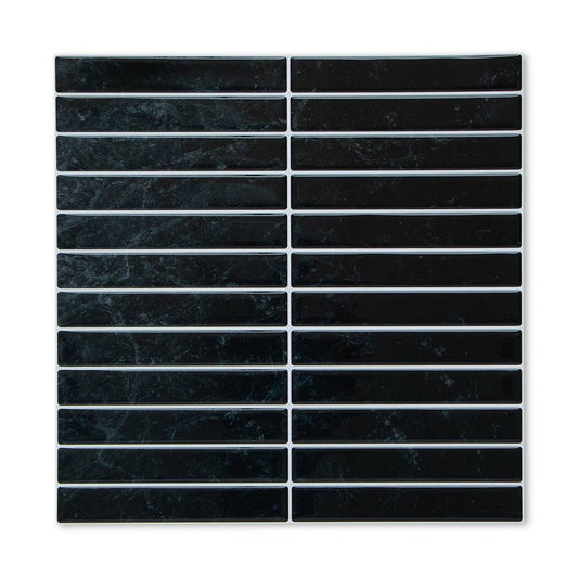 Kit Kat Stick on Tile - Black Marble