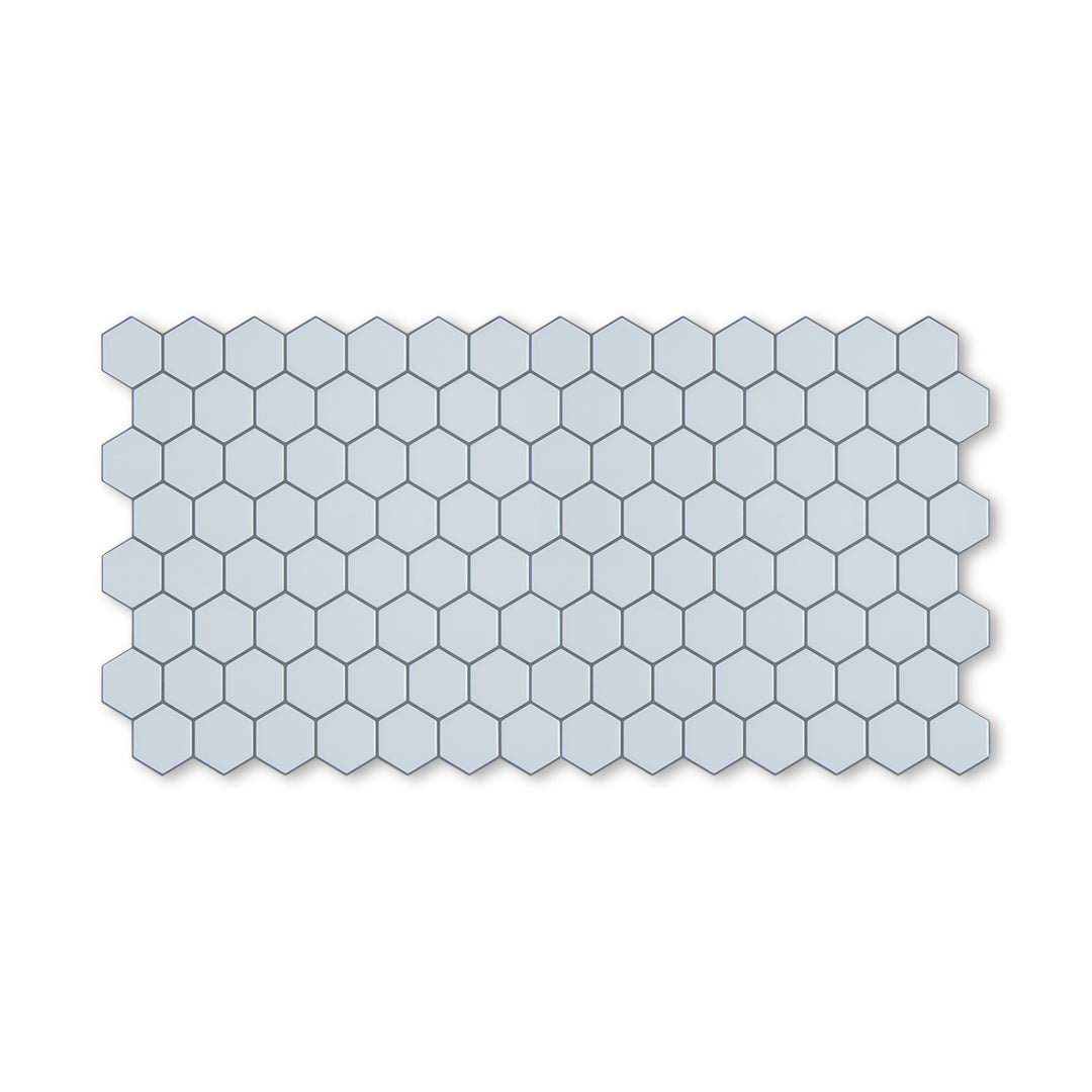 Hexagon Stick on Tile - White