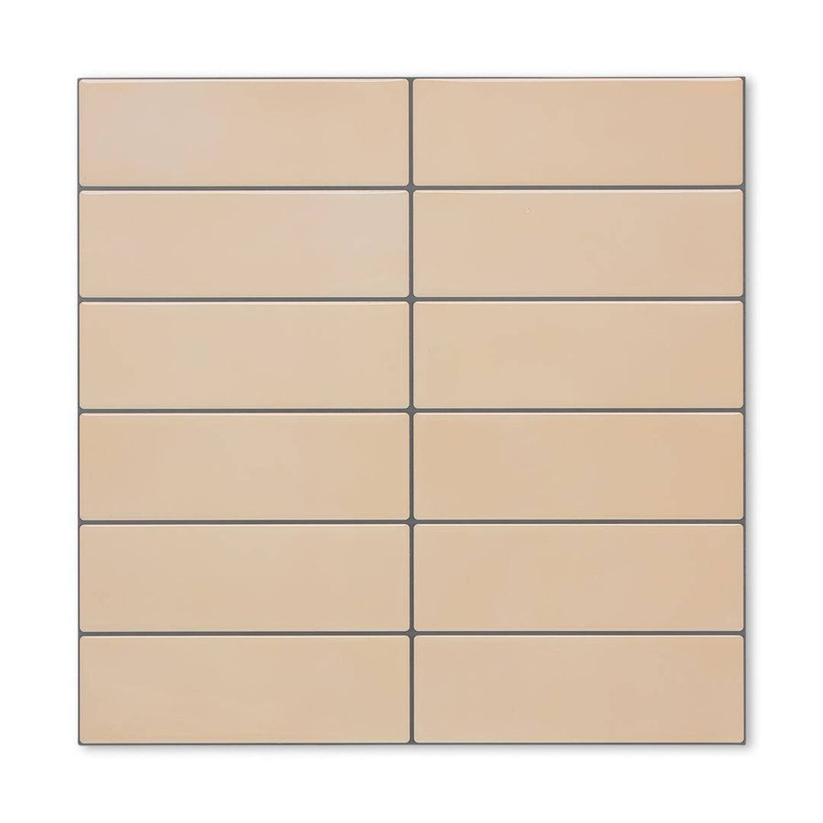 Large Kit Kat Stick on Tile - Butter Terracotta