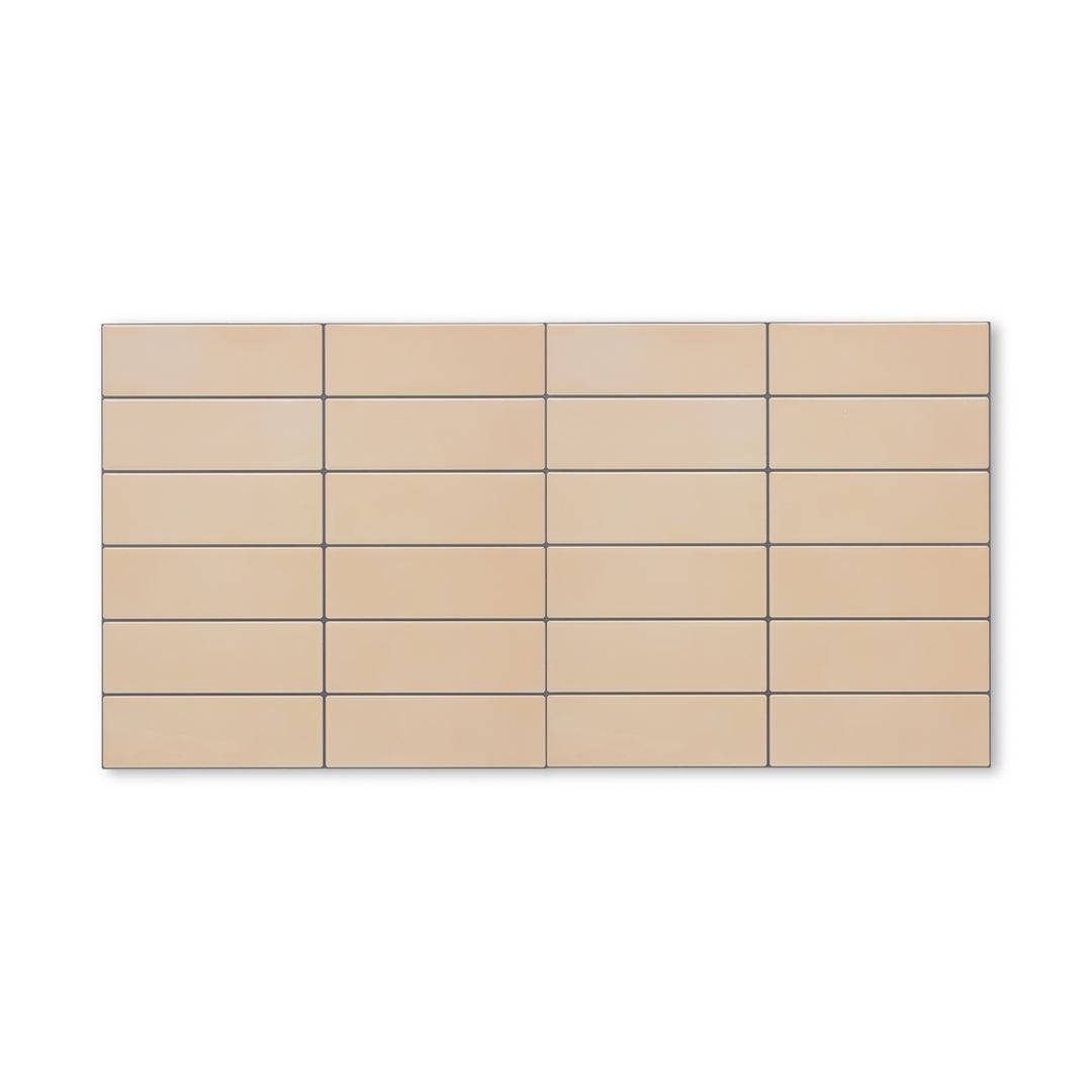 Large Kit Kat Stick on Tile - Butter Terracotta