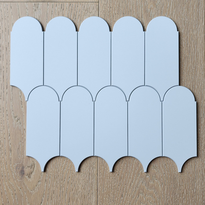 Feather Stick on Composite Tile - White