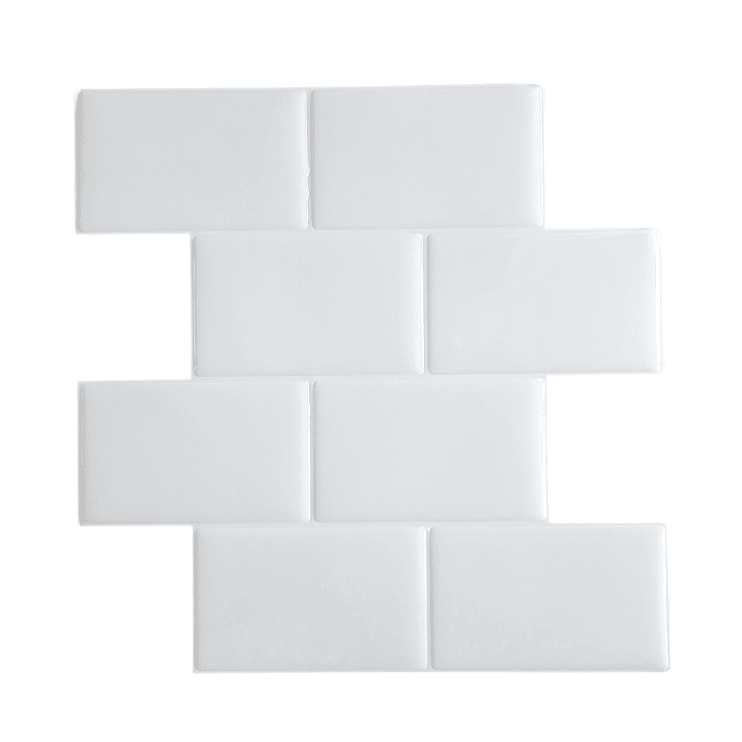 Subway Stick on Tile - White - Stick on Tiles Australia